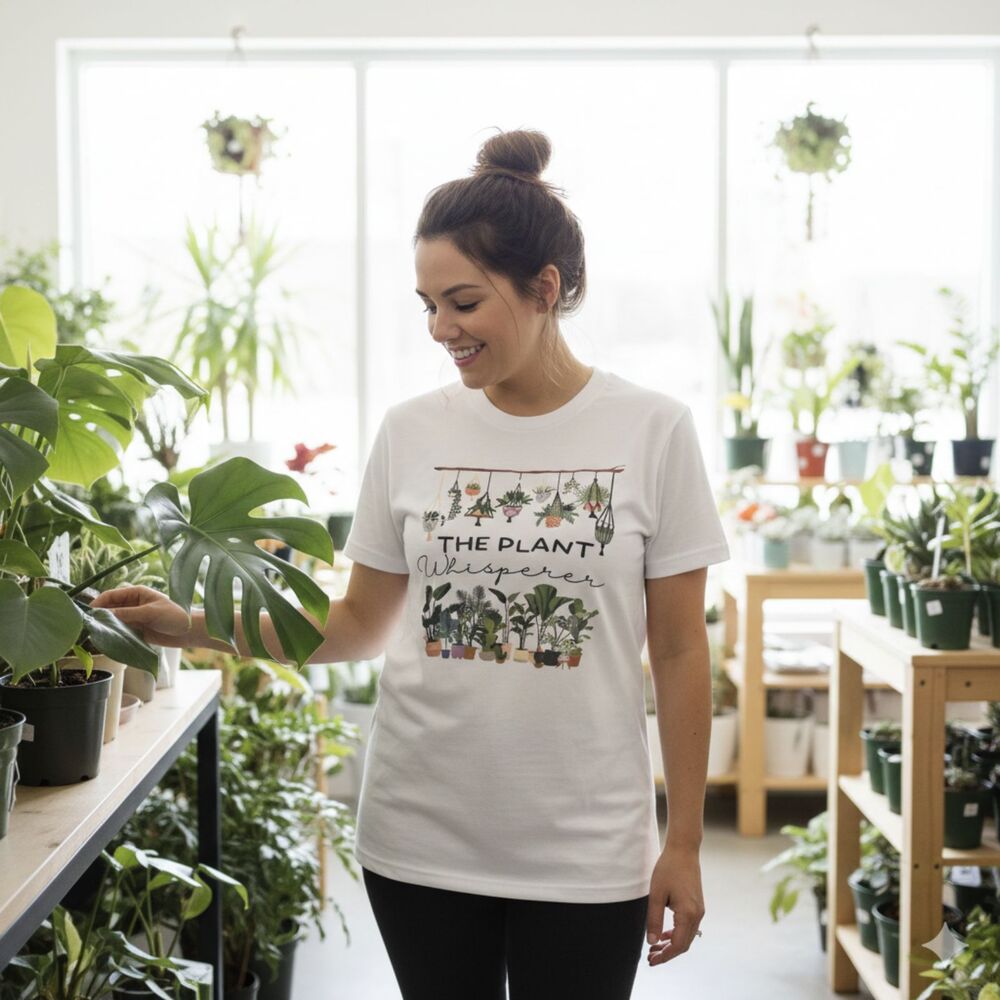 "The Plant Whisperer" Active Fabric Women's T-shirt Large